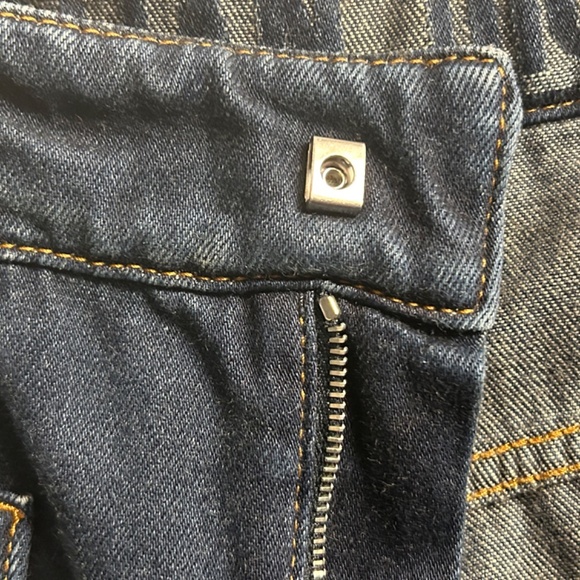 Christian Dior Wide Leg Flare Cotton Denim Jeans - Picture 5 of 15